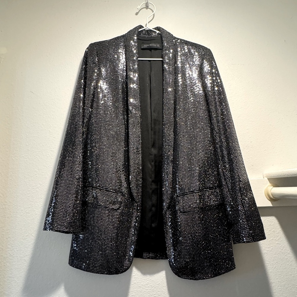 Like New Zara Disco Blazer Size Medium